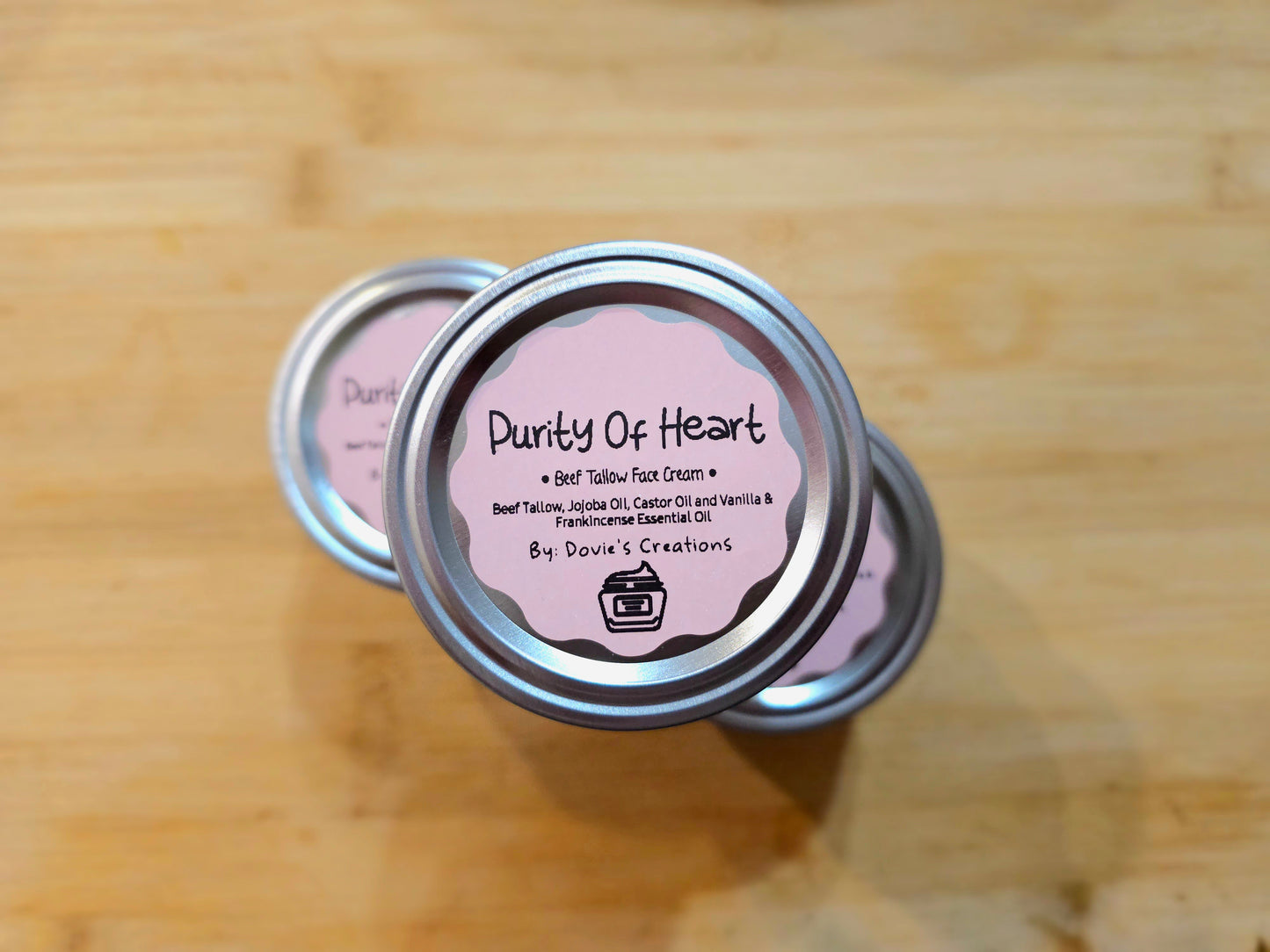 •Purity Of Heart ~ Beef Tallow Cream•