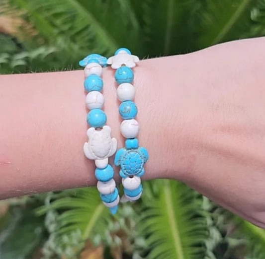 Turquoise Ocean Theme Bracelet